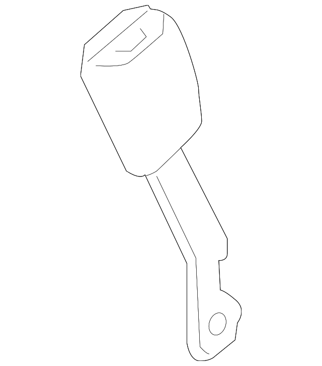 88830-1M8008O BUCKLE, LEFT
