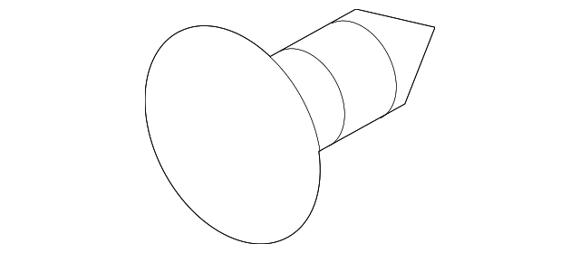 6505411AA REAR PANEL RETAINER CLIP