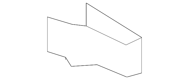 90467-10203 UPR CTR PLR TRIM LOWER CLIP, RIGHT
