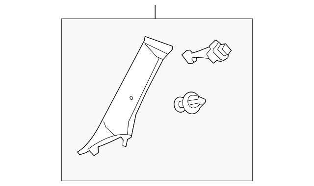 62210-35030-E0 WNDSHLD PLR TRIM, RIGHT