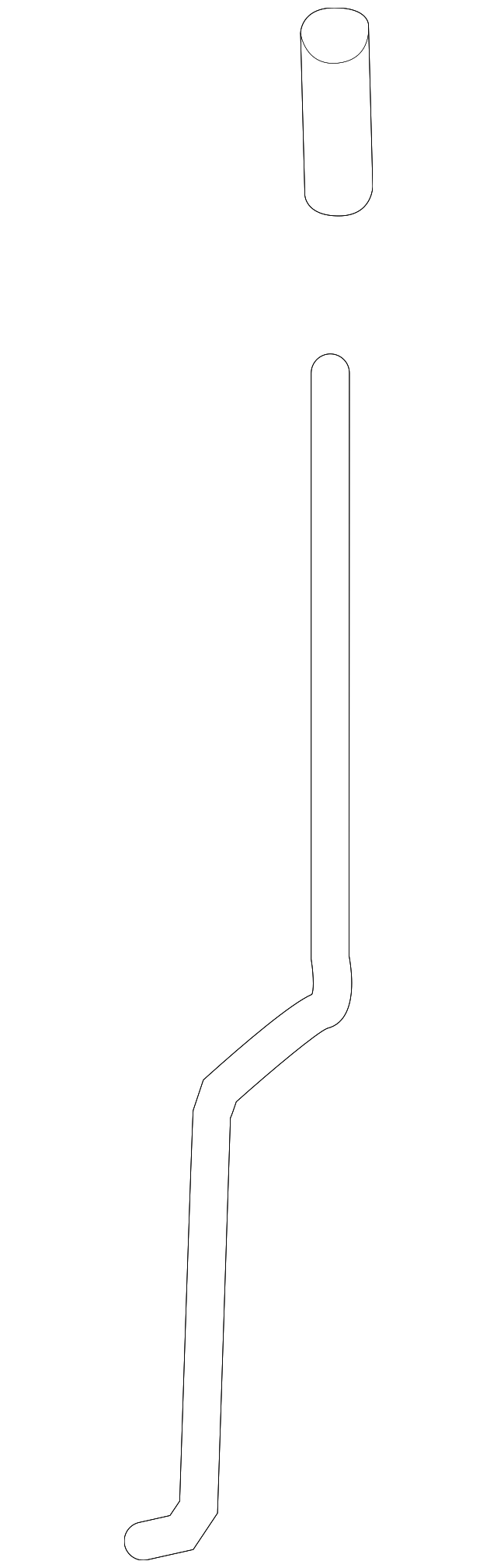 15873875 LOCK ROD, RIGHT