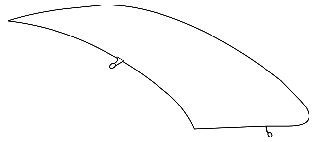 51-31-7-119-712 Деталь BACK GLASS