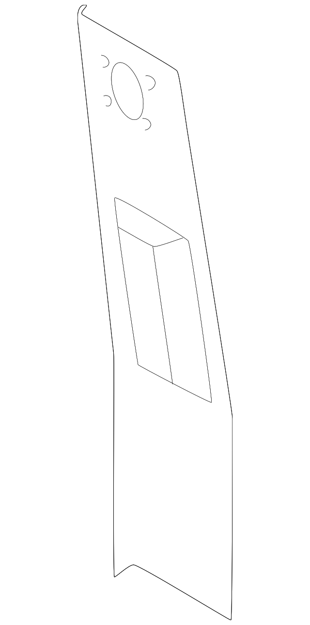 463-694-20-25-9045 Деталь REAR PILLAR TRIM, LEFT