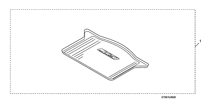 ACCESSORIES/CARGO TRAY for 2009 Honda FIT #1