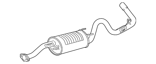 17430-0C110 Деталь MUFFLER & PIPE