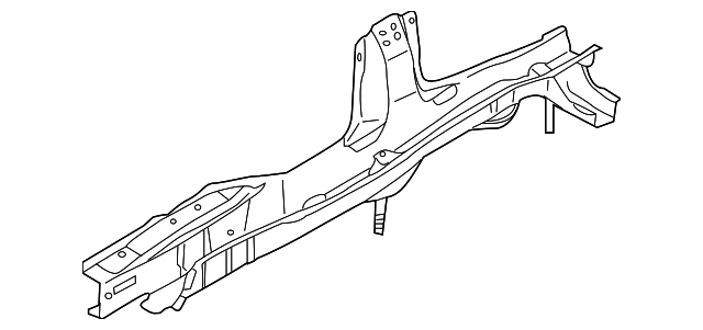 75511-1GR0A Деталь REAR RAIL ASSY, LEFT