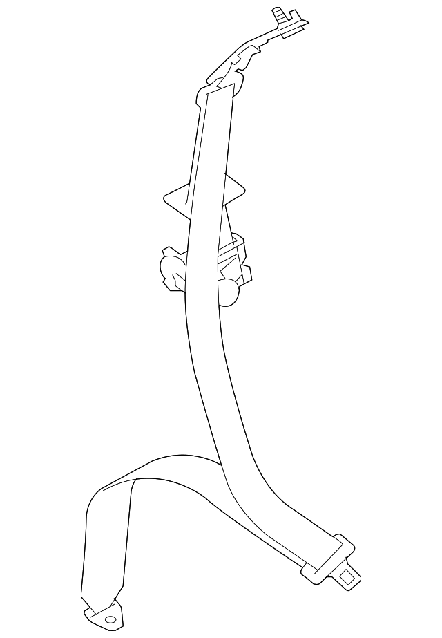 7000C777 Деталь SEAT BELT ASSY, LEFT