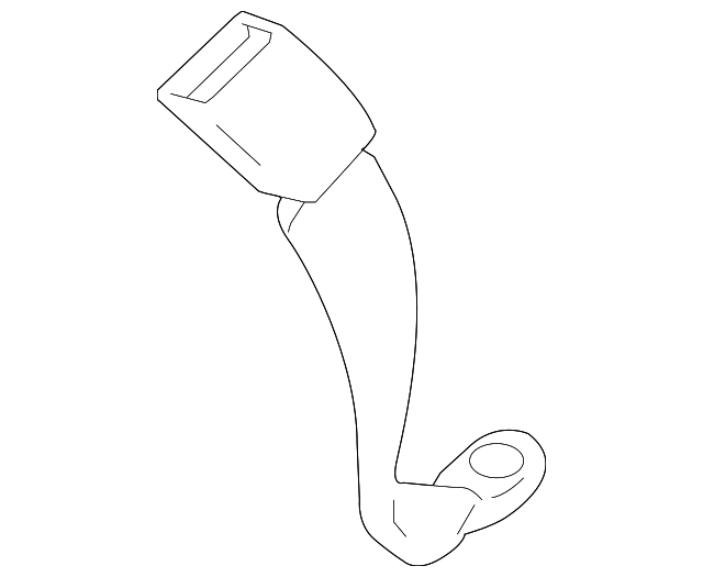 7000C781 Деталь BUCKLE END, LEFT