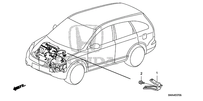 ENGINE/ENGINE WIRE HARNESS STAY for 2009 Honda CR-V #1