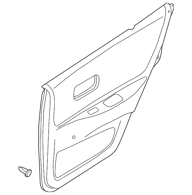 82900-9E000 Деталь DOOR TRIM PANEL, RIGHT