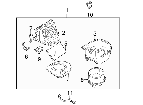 Tracker BLOWER MOTOR & FAN