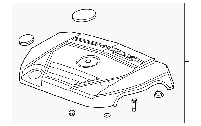 12669221 ENGINE COVER