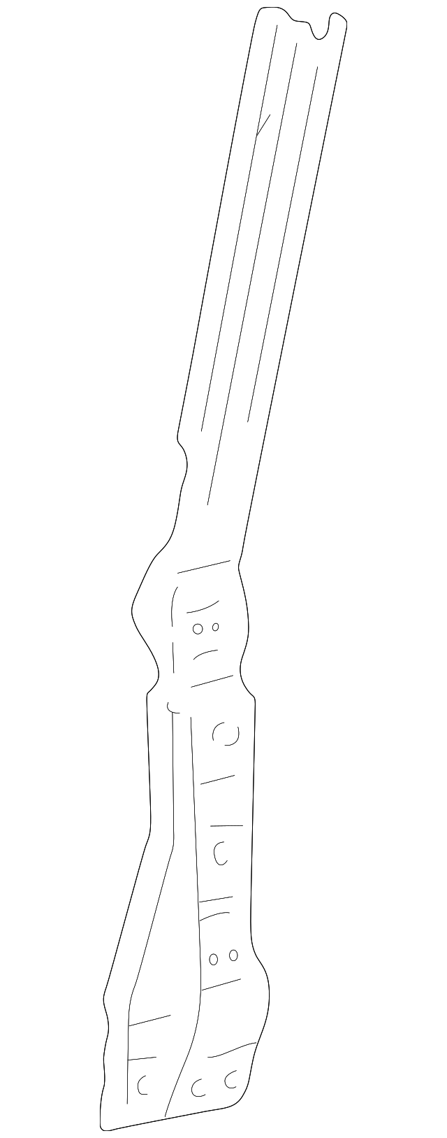 61108-42900 Деталь PILLAR REINF, RIGHT