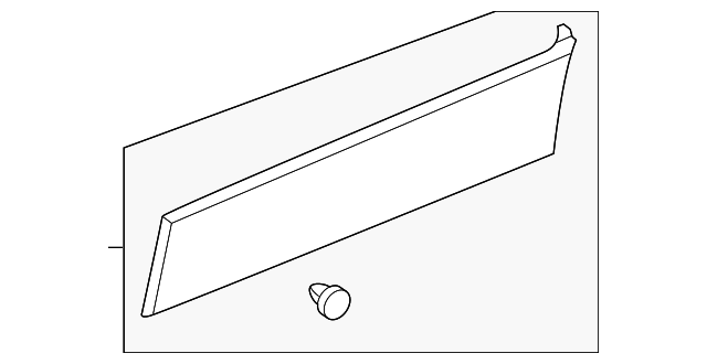 80870-1JB5C Деталь LOWER MOLDING, RIGHT
