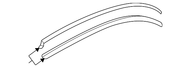 8D9-853-705-GRU Деталь DRIP CHANNEL, LEFT
