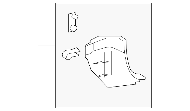 62111-12330-B0 Деталь COWL TRIM, RIGHT