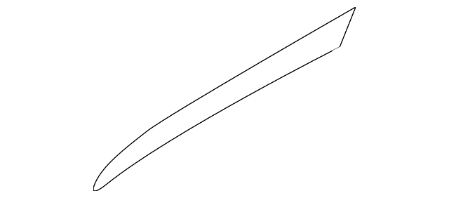 96861090 Деталь TRIM MOLDING, LEFT