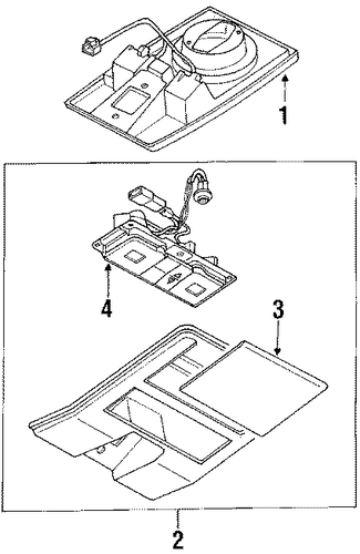 323 OVERHEAD CONSOLE