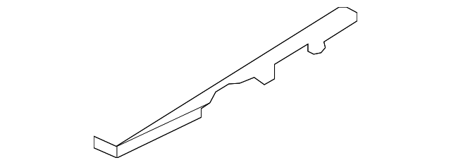 84616-2J000ADW Деталь TOP FINISH PANEL, LEFT