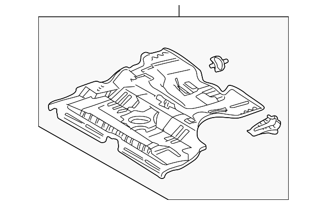04655-S1G-A00ZZ Деталь PANEL SET, RR. FLOOR
