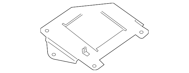 28070-EB000 AMPLIFIER MOUNT PLATE
