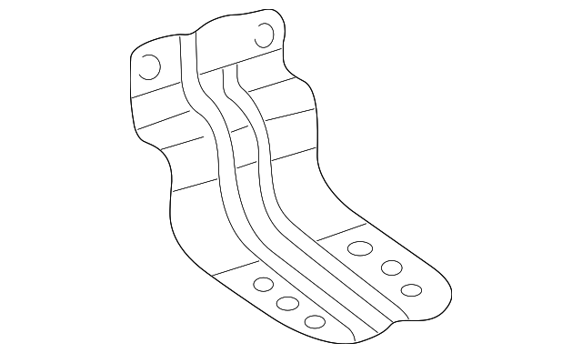 5016215AA Деталь CENTER BRACKET, RIGHT