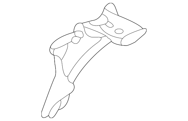 4F5-809-301 Деталь INNER WHEELHOUSE BRACKET, LEFT