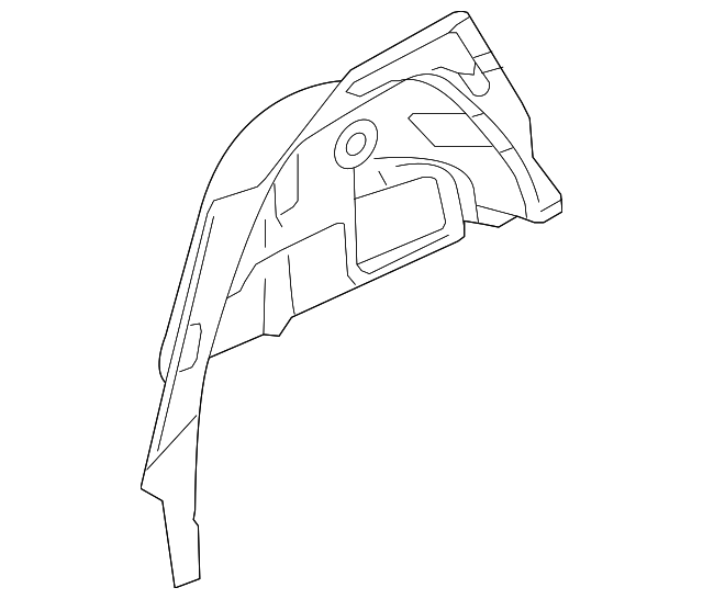4F0-803-422 Деталь INNER WHEELHOUSE, RIGHT