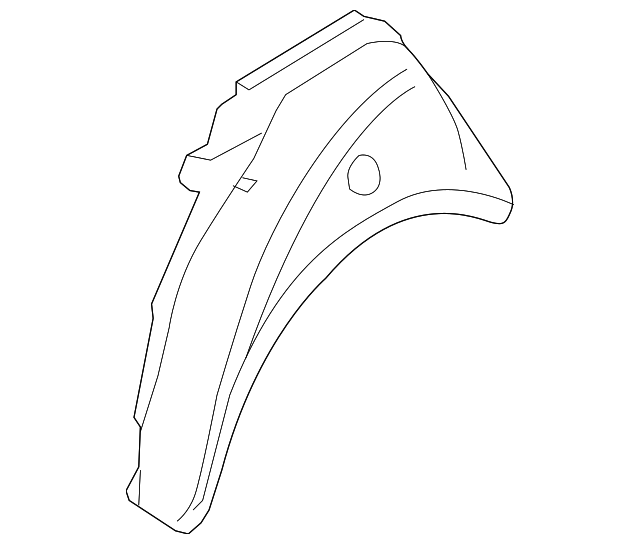 4F0-809-411-A Деталь OUTER WHEELHOUSE, LEFT