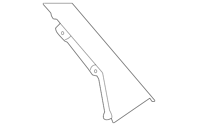 8V5-839-903-B-5FQ Деталь APPLIQUE, LEFT