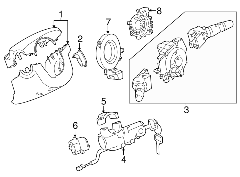 City Express SHROUD, SWITCHES & LEVERS