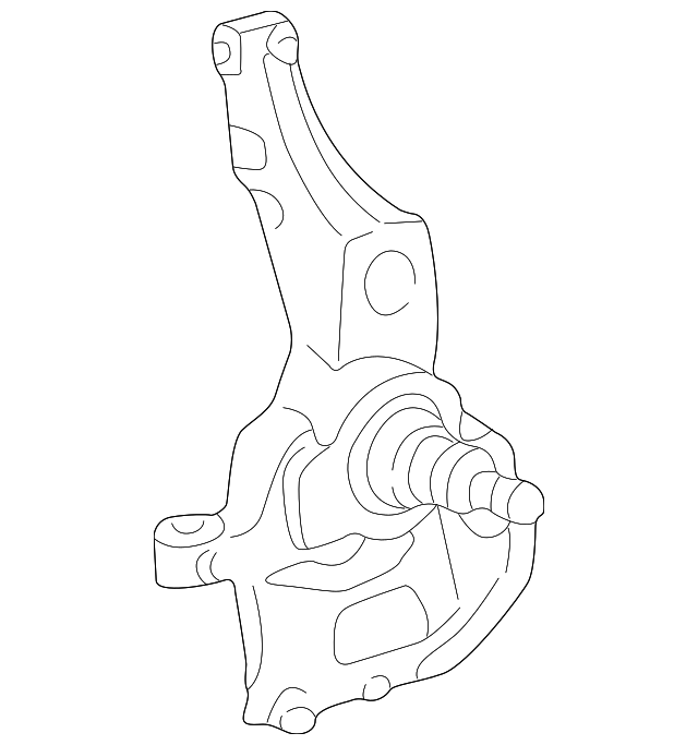 1L5Z-3106-AA KNUCKLE, LEFT