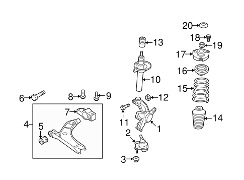 TT Quattro SUSPENSION COMPONENTS 2
