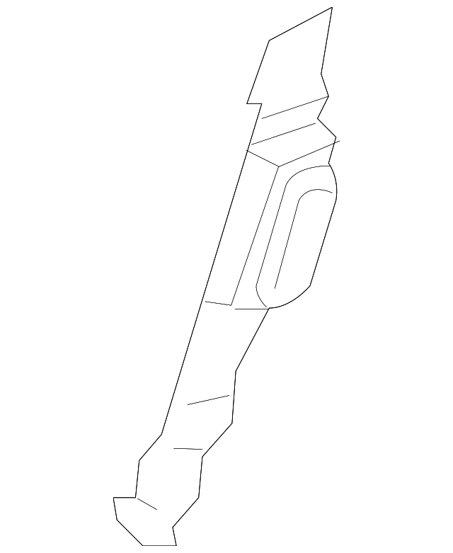 88890-3E600WK Деталь HEIGHT ADJUSTER, LEFT