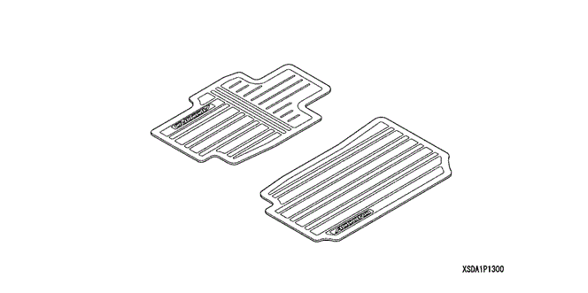 ACCESSORIES/ALL SEASON FLOOR MATS for 2003 Honda ACCORD COUPE #1