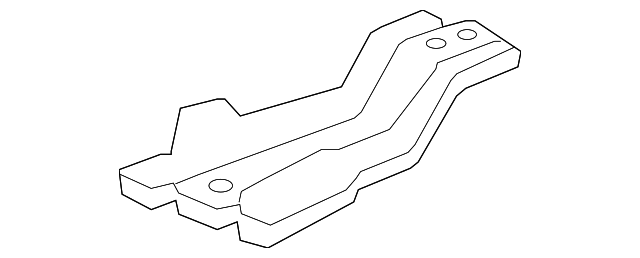 65746-STX-A00ZZ BRACKET, SPARE TIRE