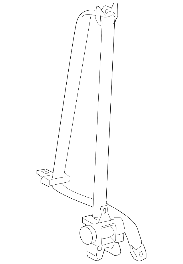 73210-06161-E1 BELT & RETRACTOR, RIGHT
