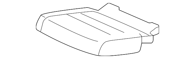 82131-TK8-A01ZA Деталь COVER, R. RR. SEAT CUSHION TRIM *NH686L*