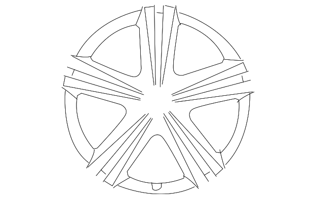 4261A-30460 WHEEL, ALLOY