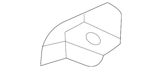 7005A037 Деталь OUTER BELT ASSY BRACKET, LEFT