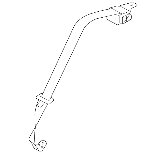 7000B039 Деталь CENTER SEAT BELT