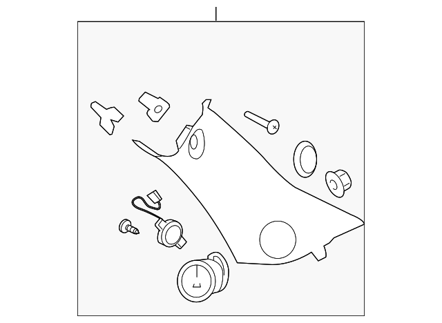 25799244 Деталь WINDSHIELD PILLAR TRIM, LEFT