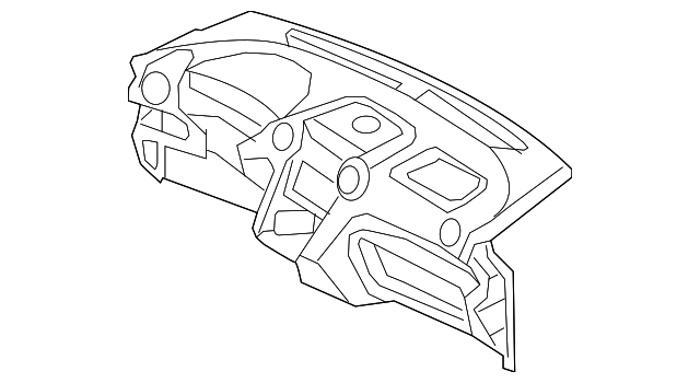 84710-1D001WK Деталь INSTRUMENT PANEL