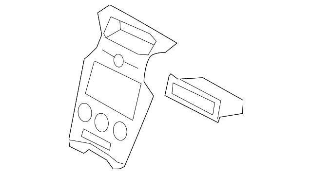 84740-1D0003W Деталь CENTER BEZEL