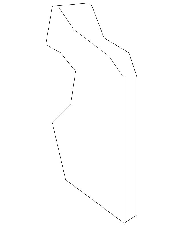 84766-1D000WK Деталь SIDE COVER, RIGHT