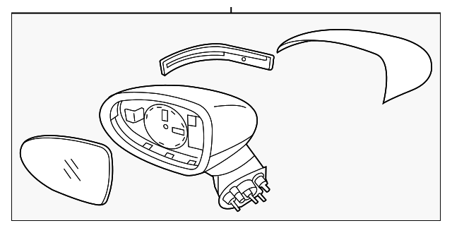 87620-1W140 Деталь MIRROR ASSY, RIGHT