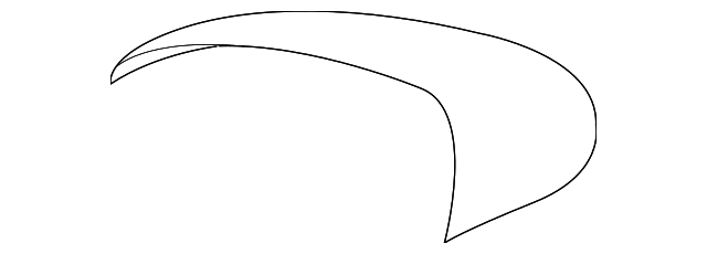 87616-1W020 Деталь MIRROR COVER, LEFT
