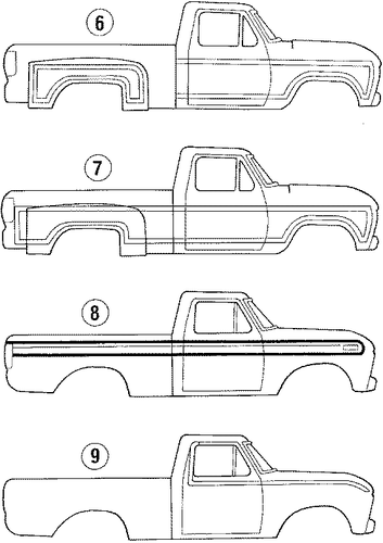 F-250 STRIPE TAPE 2