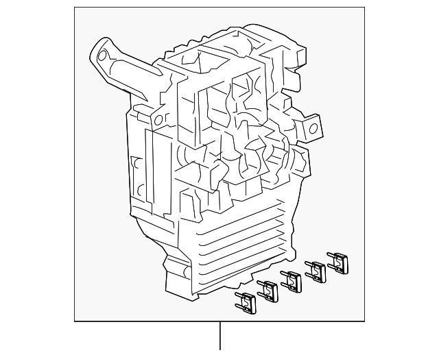 38200-SDB-A21 Деталь BOX ASSY., FUSE