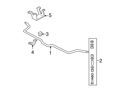 Camaro STABILIZER BAR & COMPONENTS